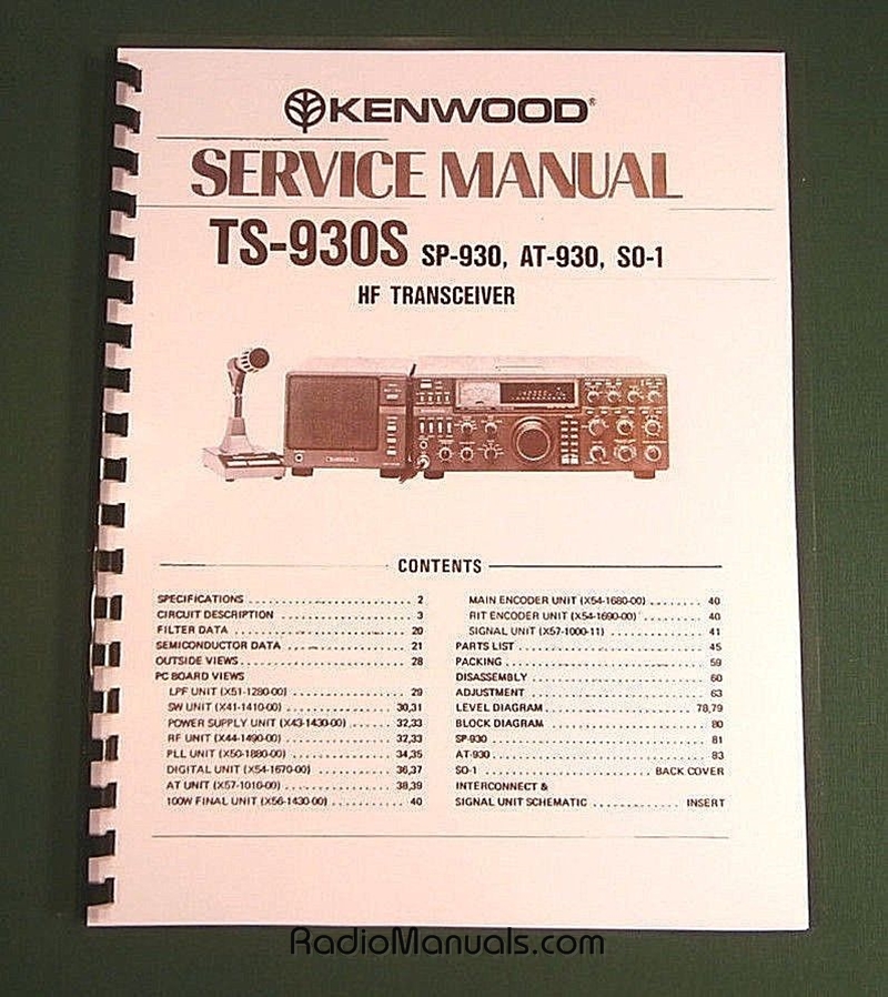 Kenwood TS-930S Service Manual